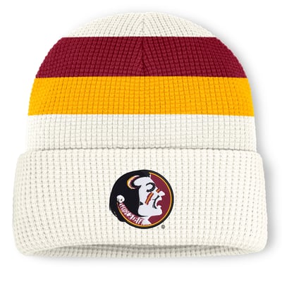  Florida State Seminoles Nike Unisex Legacy Letter Cuffed Knit Hat - White