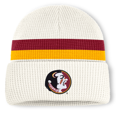  Florida State Seminoles Nike Unisex Legacy Letter Cuffed Knit Hat - White
