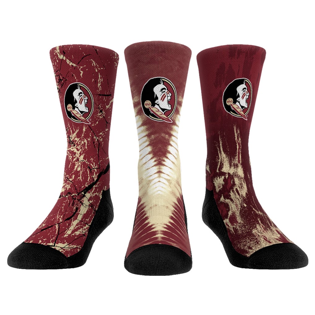 Florida State Seminoles Rock Em Socks Unisex Three-Pack Crew Socks Set