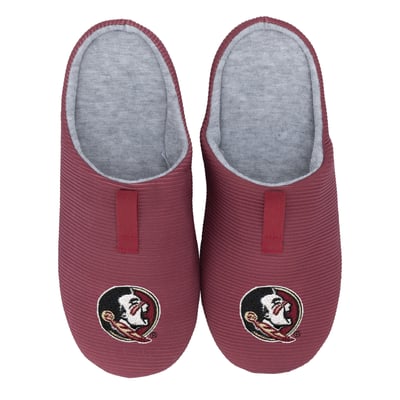 Florida State Seminoles ZooZatz Unisex Ribbed Slide Slippers