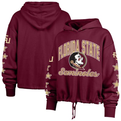  Florida State Seminoles '47 Women's Starry Eyed Venice Pullover Hoodie - Garnet
