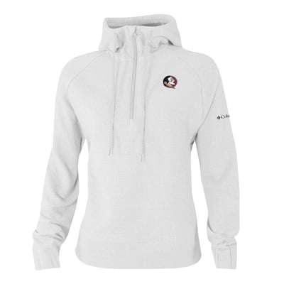  Florida State Seminoles Columbia Women's Swingcraft Fleece Hoodie - White