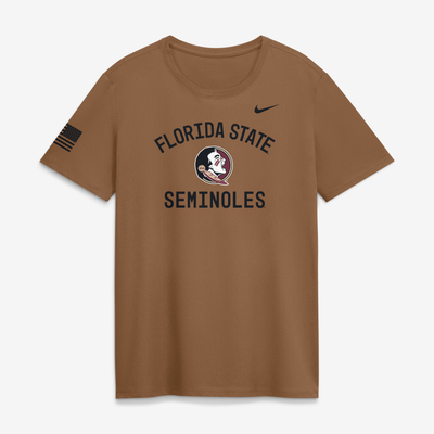 Florida State Seminoles Nike Women's 2026 Military Appreciation Dri-FIT T-Shirt - Brown