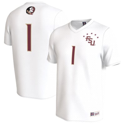 #1 Florida State Seminoles GameDay Greats Youth Lightweight Collegiate Soccer Fashion Jersey  - White