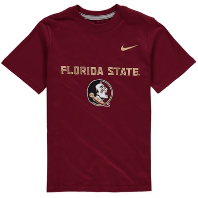Florida State Seminoles Nike Youth Cotton Logo T-Shirt - Garnet