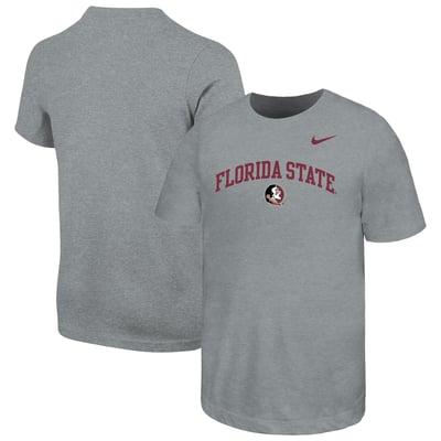  Florida State Seminoles Nike Youth Arched Name Drop T-Shirt - Gray