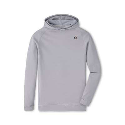  Florida State Seminoles Peter Millar Youth Pine Sugar Stripe Performance Pullover Hoodie - Gray