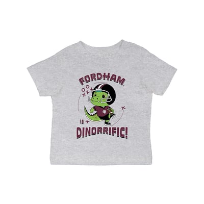 Fordham Rams Vive La Fete Infant Dinorrific T-Shirt - Gray