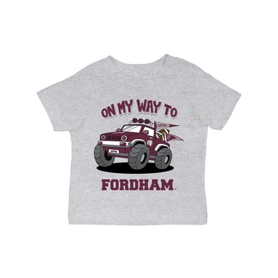 Fordham Rams Vive La Fete Infant On My Way T-Shirt - Gray