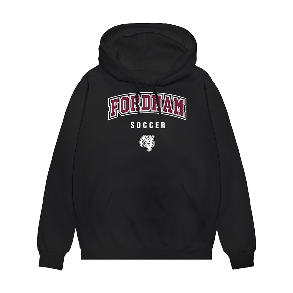 Fordham Rams Unisex NIL Pick-A-Player Women's Soccer Pullover Hoodie - Black
