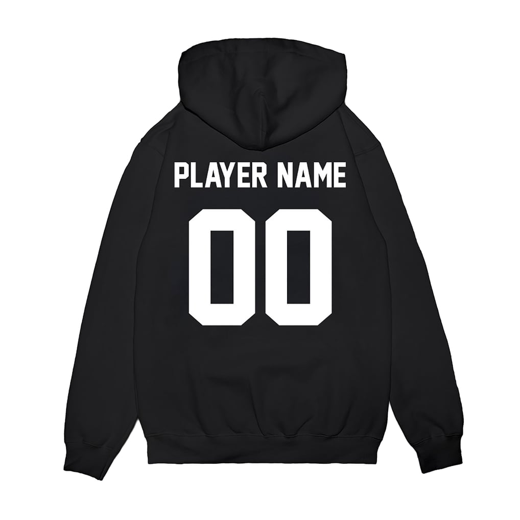 Fordham Rams Unisex NIL Pick-A-Player Women's Soccer Pullover Hoodie - Black