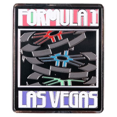 2026 Las Vegas Grand Prix Rectangle Pin
