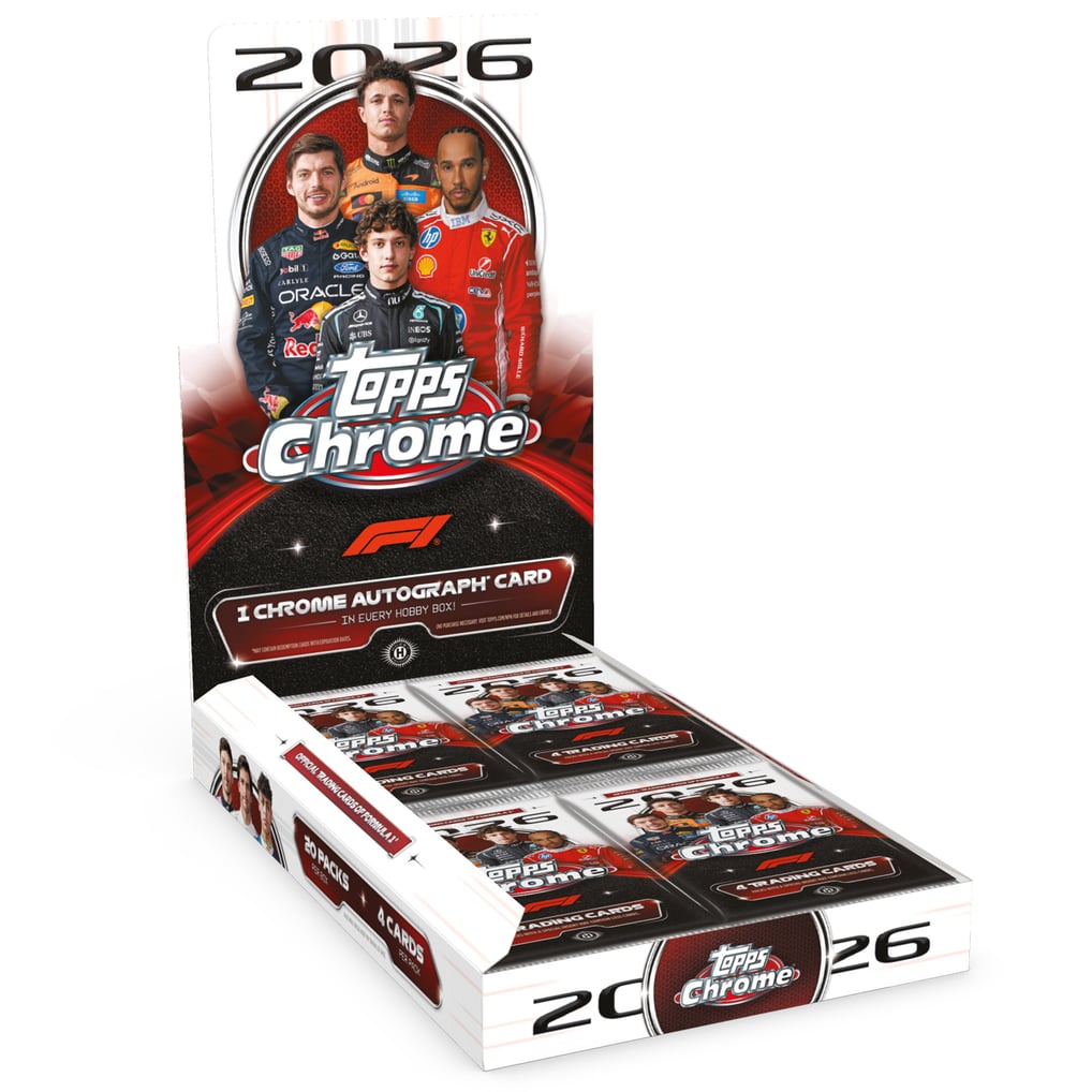 2026 Topps Chrome Formula 1 Factory Sealed Hobby Box