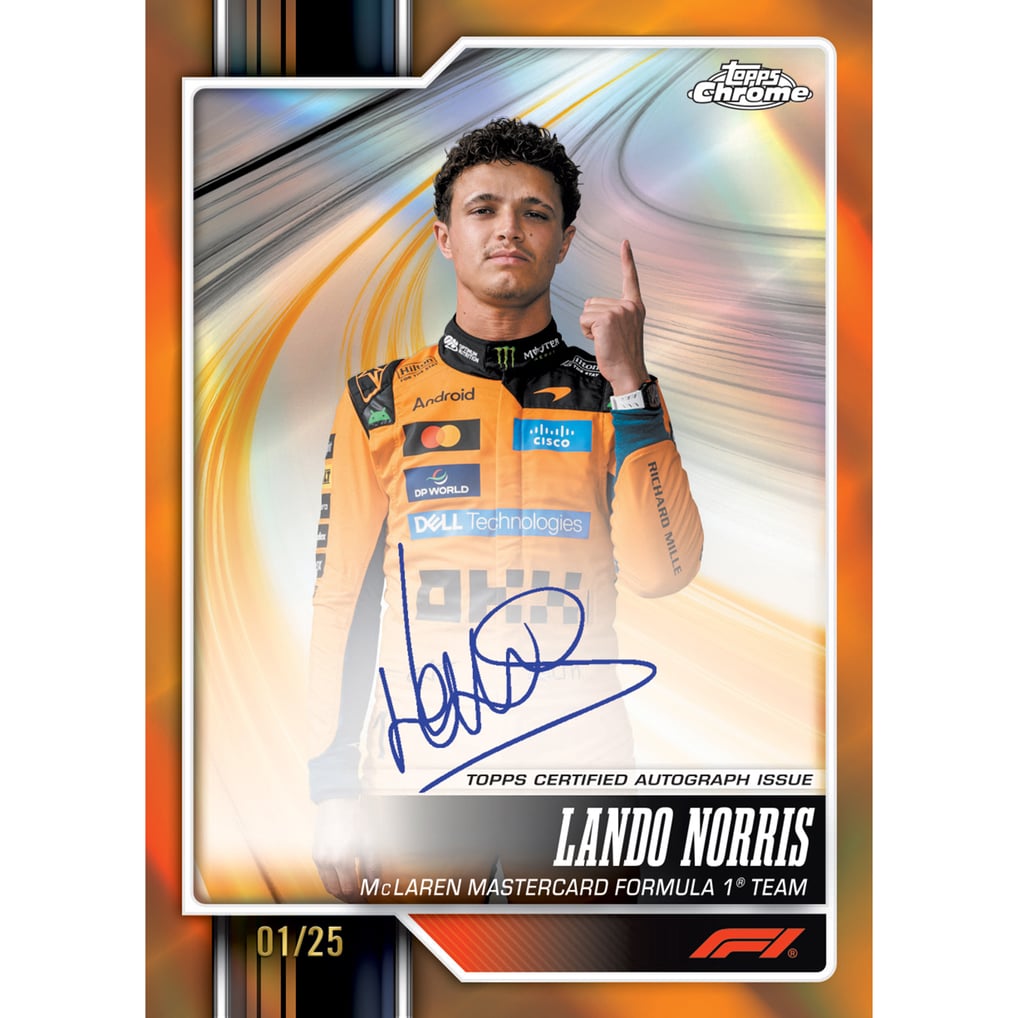 2026 Topps Chrome Formula 1 Factory Sealed Hobby Box