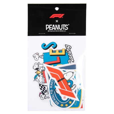 F1 x Peanuts Insomniac Pups Sticker Set