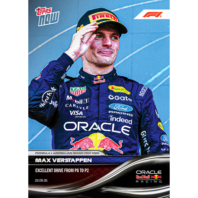 Max Verstappen - 2026 Formula 1® Topps NOW® - Card 63