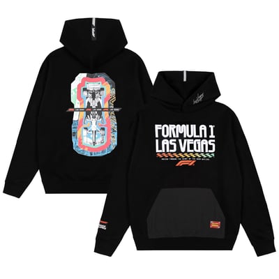 2026 Las Vegas Grand Prix Collage Hoodie - Black