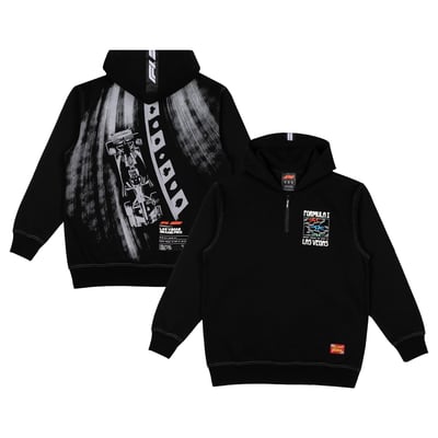 2026 Las Vegas Grand Prix Suit Turn Half-Zip Hoodie - Black
