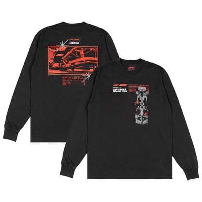 2026 Las Vegas Grand Prix Up Close And Personal Long Sleeve T-Shirt - Black