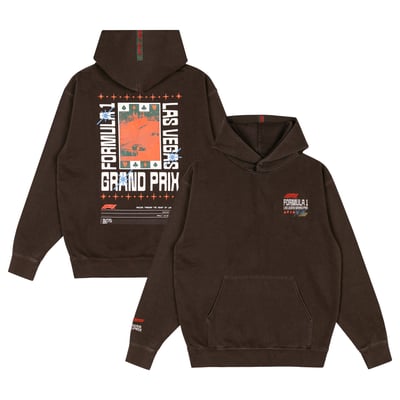 2026 Las Vegas Grand Prix Desert Hoodie - Brown