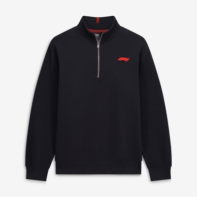  Formula 1 Fanatics Essentials Fleece Quarter-Zip Sweatshirt - Black