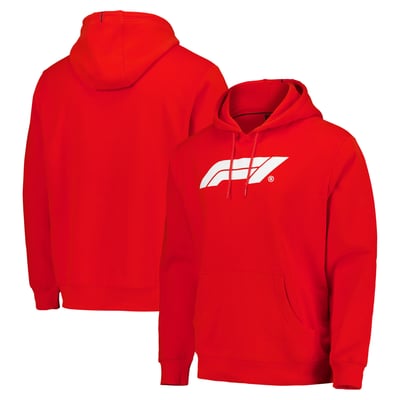  Formula 1 Fanatics Primary Logo Fleece Hoodie - Red