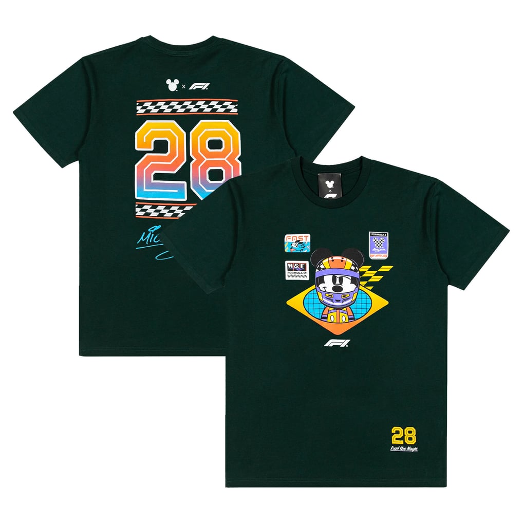 Formula 1 x Disney Mickey Helmet T-Shirt - Forest Green