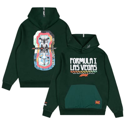2026 Las Vegas Grand Prix Collage Hoodie - Green