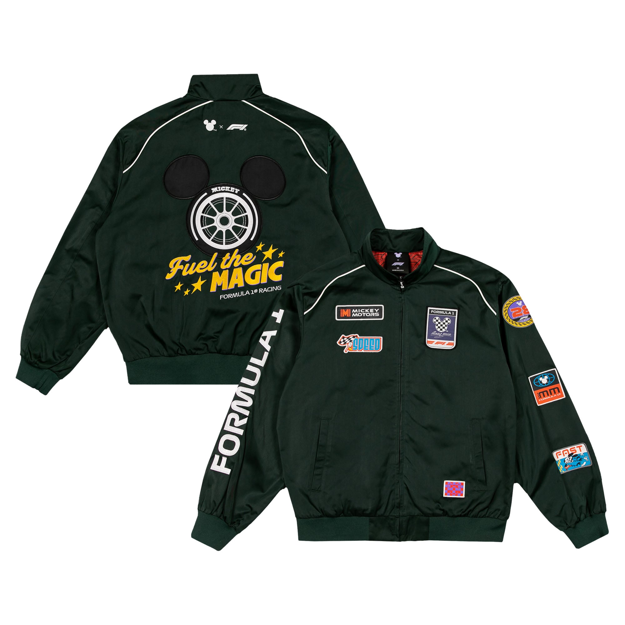 Formula 1 x Disney Full-Zip Racing Jacket - Green