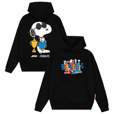 F1 x Peanuts Insomniac Pups Garage Hoodie - Black