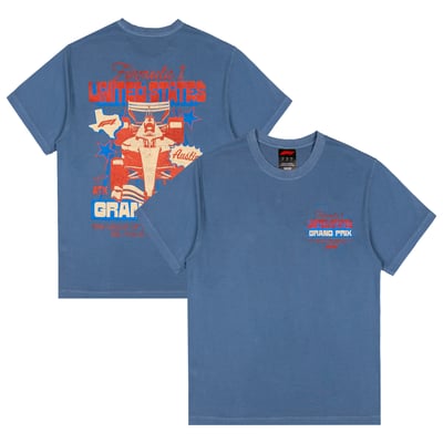 F1 Insomniac United States Grand Prix ATX Shop T-Shirt - Light Blue