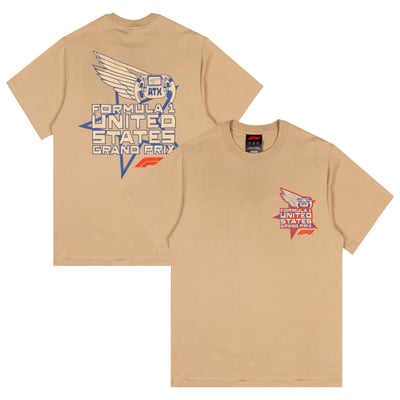 F1 Insomniac United States Grand Prix Wings T-Shirt - Tan