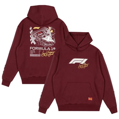 2026 Las Vegas Grand Prix Steering Hoodie - Maroon
