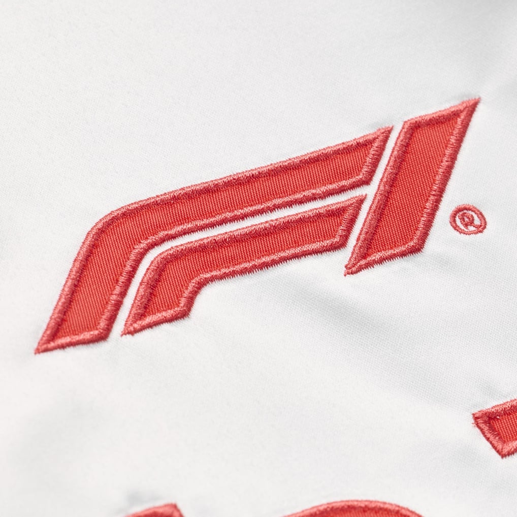 Formula 1 Merchandise Mitchell & Ness Lightweight Full-Snap Satin Jacket - White
