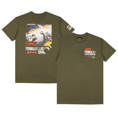 2026 Las Vegas Grand Prix Desert Lane T-Shirt - Olive