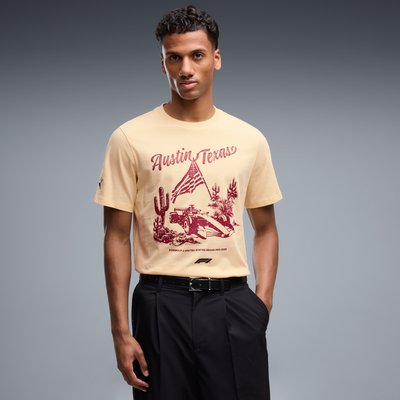Puma United States Grand Prix Austin T-Shirt - Cream