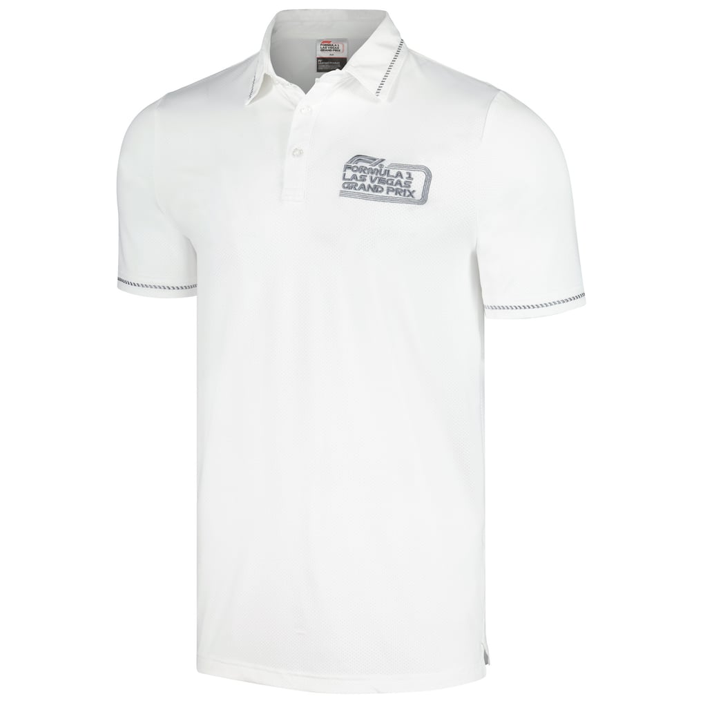 Formula 1 Las Vegas Grand Prix Unisex 2023 Classic Polo - White