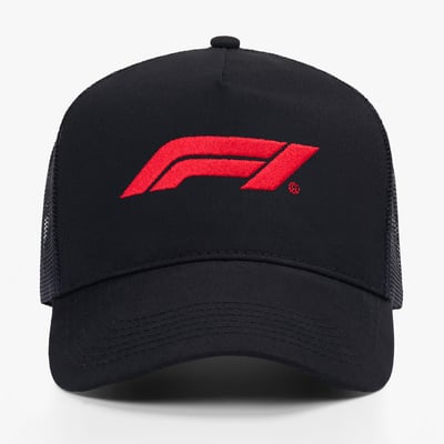 NAHMIAS x Formula 1  Unisex Austin Capsule Adjustable Trucker Hat - Black