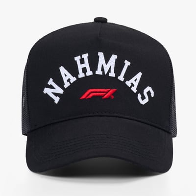 NAHMIAS x Formula 1  Unisex Austin Capsule Adjustable Trucker Hat - Black