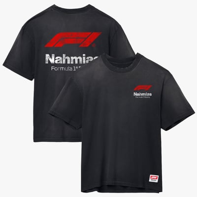 NAHMIAS x Formula 1  Unisex Austin Capsule Boxy T-Shirt - Black