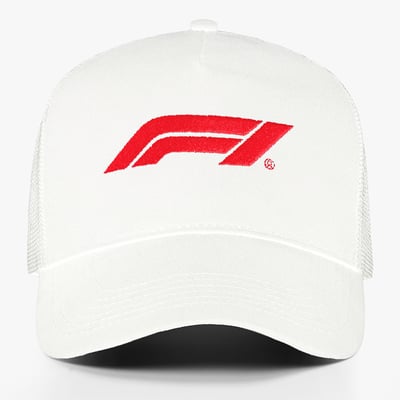 NAHMIAS x Formula 1  Unisex Austin Capsule Adjustable Trucker Hat - White