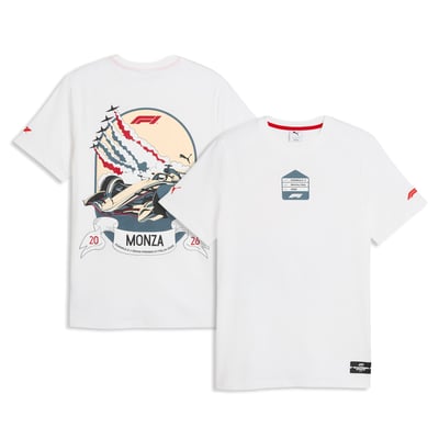 Puma Unisex 2026 Italian Grand Prix F1 Monza T-Shirt - White