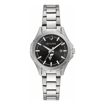 Fort Valley State Wildcats Bulova Women's Stainless Steel Sport Classic Watch - Black