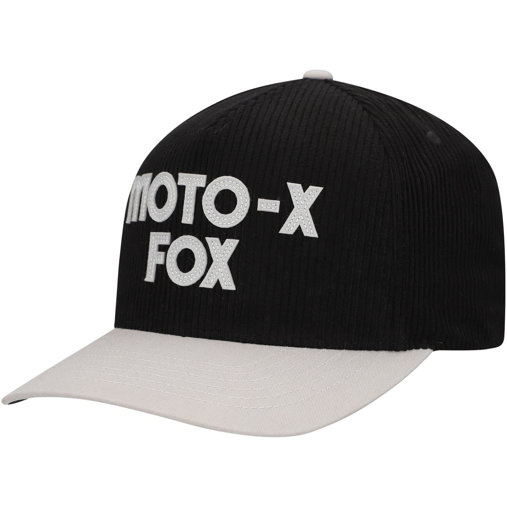 Fox Racing Moto-X Corduroy Snapback Adjustable Hat - Black