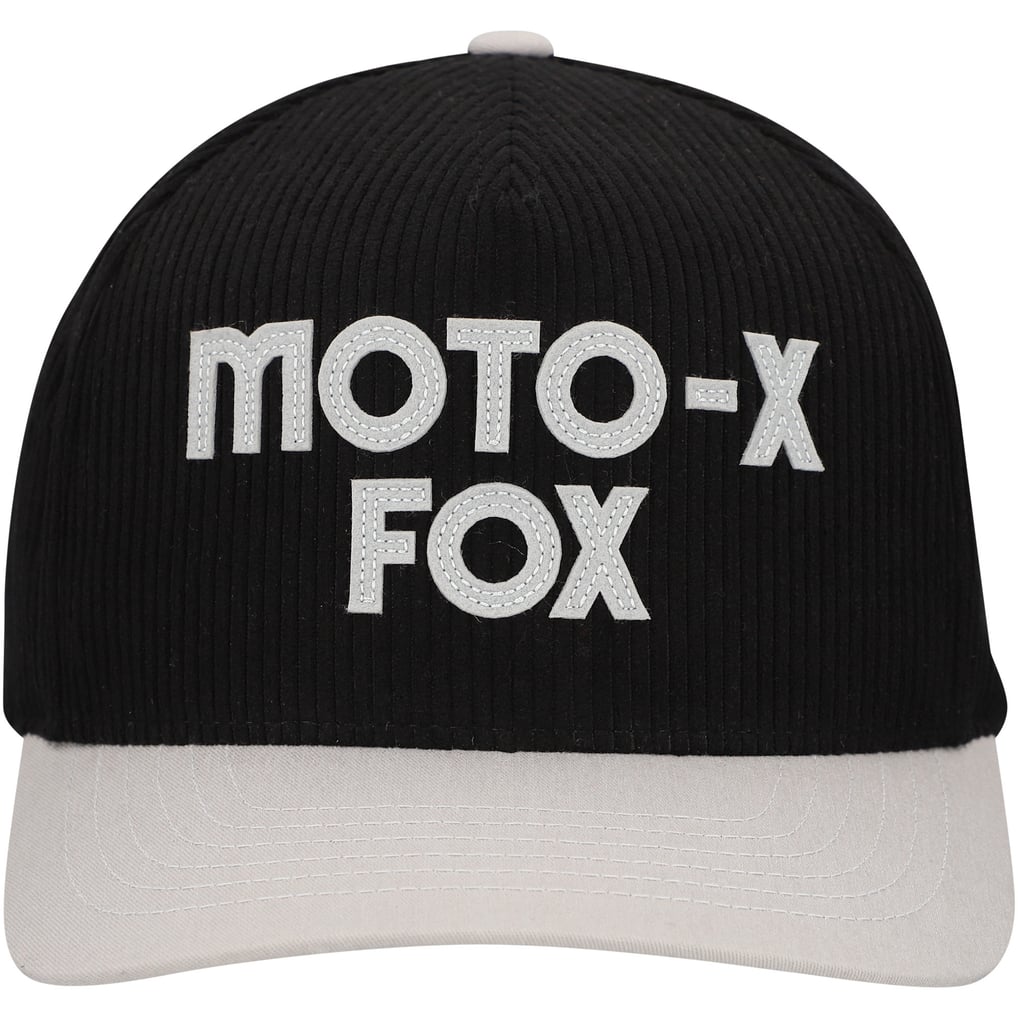 Fox Racing Moto-X Corduroy Snapback Adjustable Hat - Black