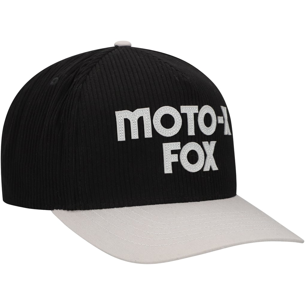 Fox Racing Moto-X Corduroy Snapback Adjustable Hat - Black