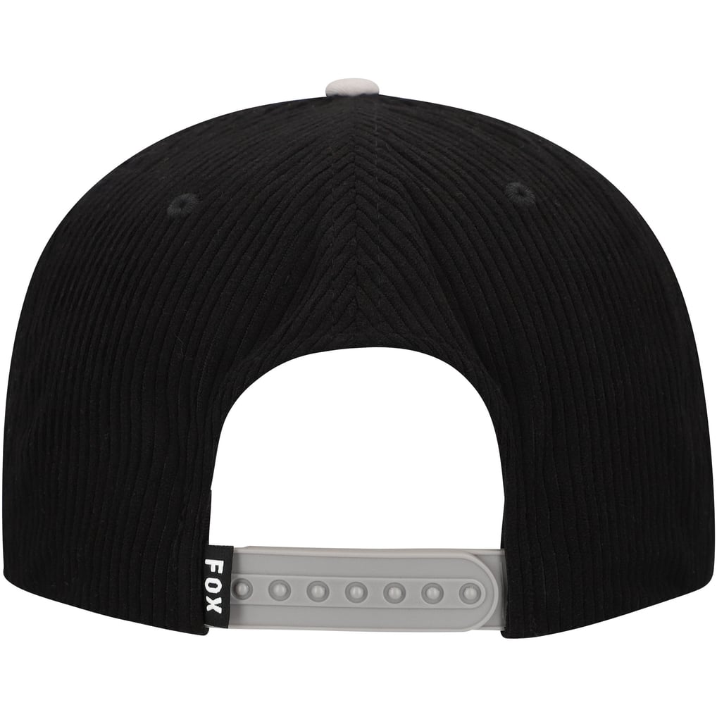Fox Racing Moto-X Corduroy Snapback Adjustable Hat - Black
