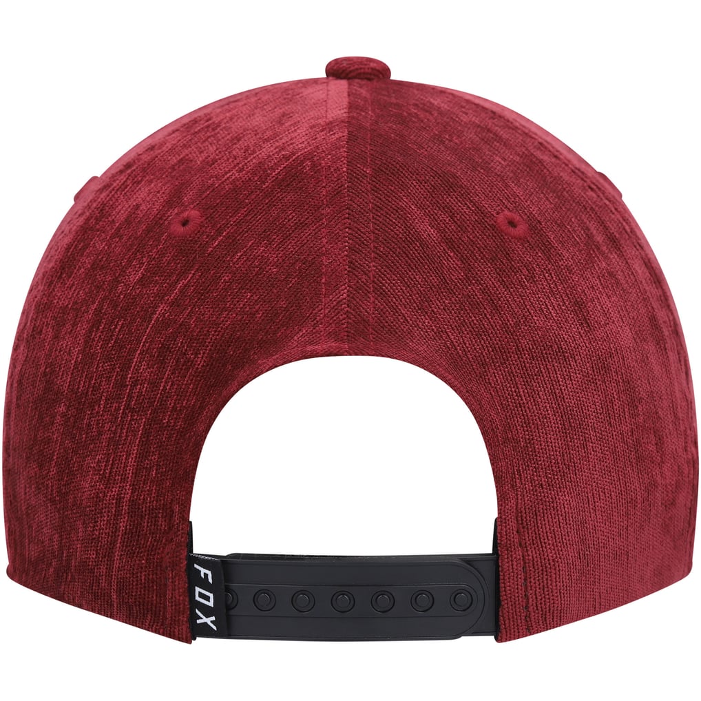 Fox Fixated Snapback Hat - Maroon 