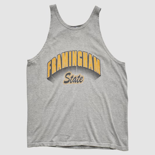 Framingham State Rams Champion 90s Tank - Gray - S by Fanatics Real Vintage