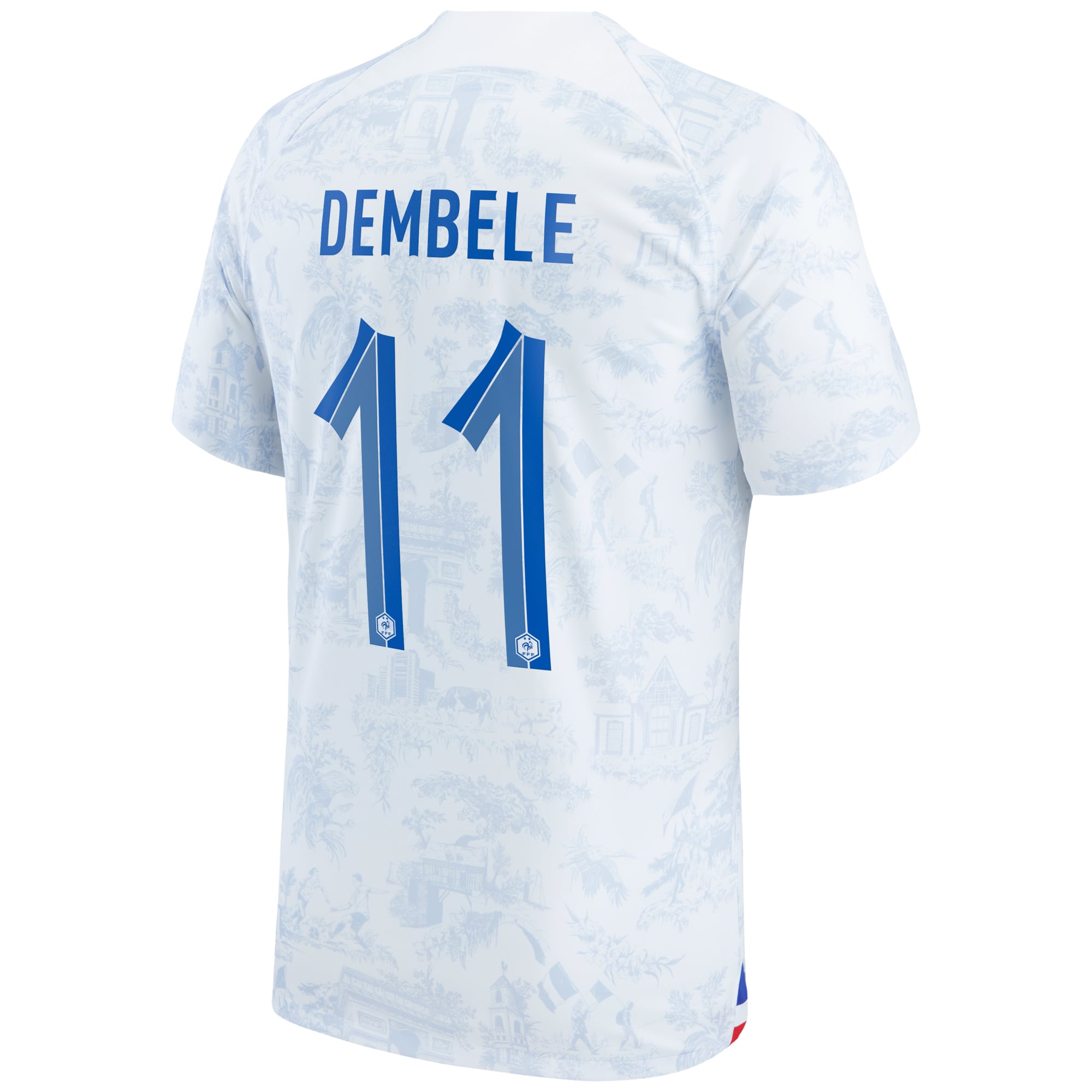 Ousmane Dembele France National Team Nike 2022/23 Replica Away